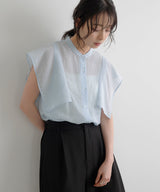 スクエアスリーブブラウス