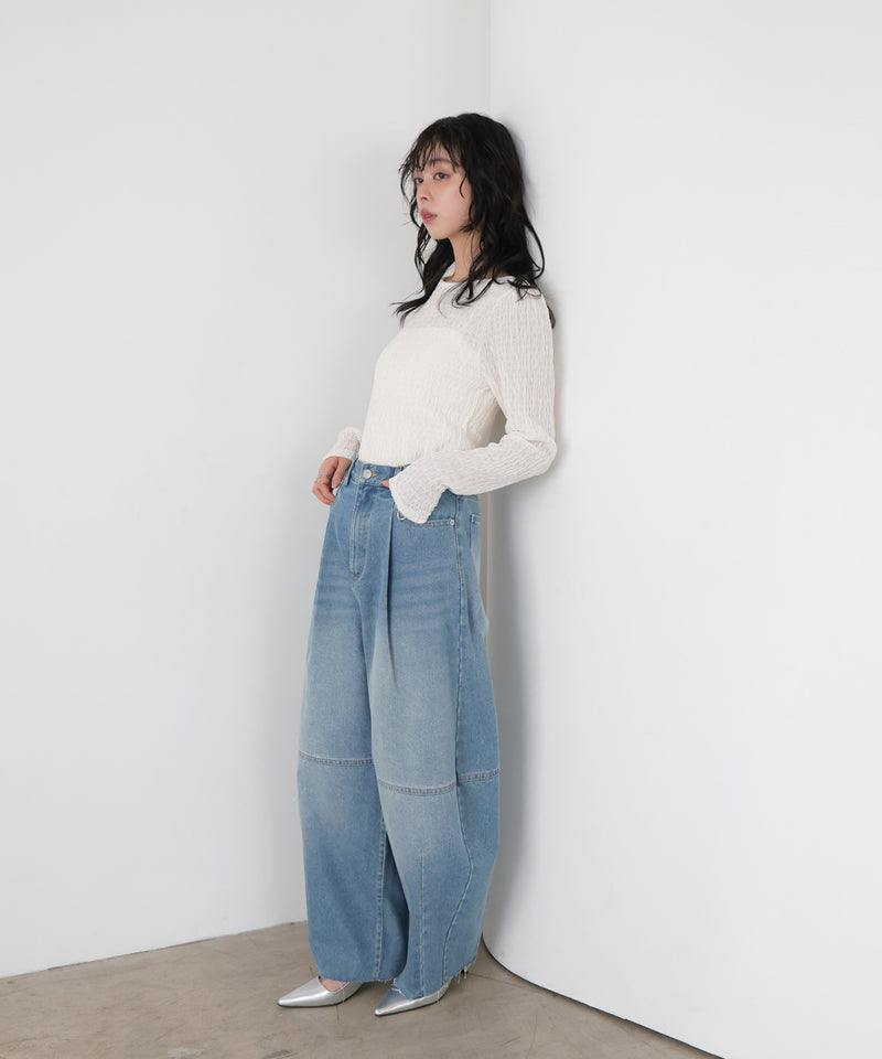 コクーンデニムパンツ – LIAN