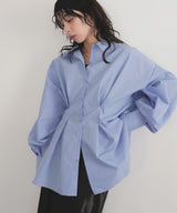 ウエストタックカラーシャツ