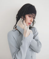 カフシアーバイカラーカーデ