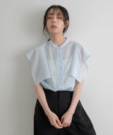 スクエアスリーブブラウス