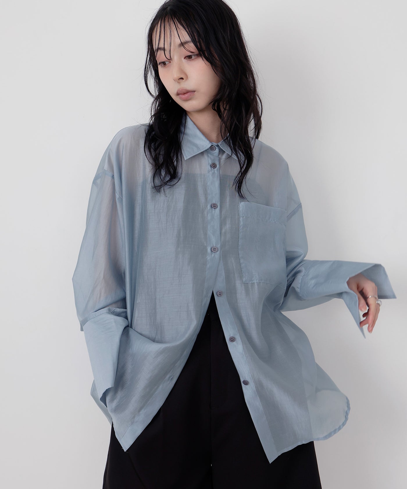 ビックカフスシアーオーバーシャツ – LIAN