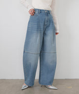 コクーンデニムパンツ