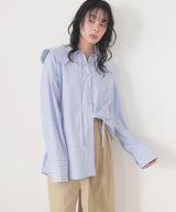 ビックカラーストライプシャツ