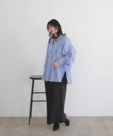 ウエストタックカラーシャツ