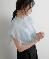 スクエアスリーブブラウス