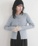 カフシアーバイカラーカーデ