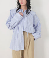 ビックカラーストライプシャツ