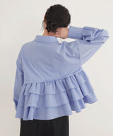 ティアードフリルシャツ