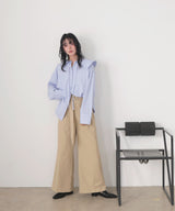 ビックカラーストライプシャツ