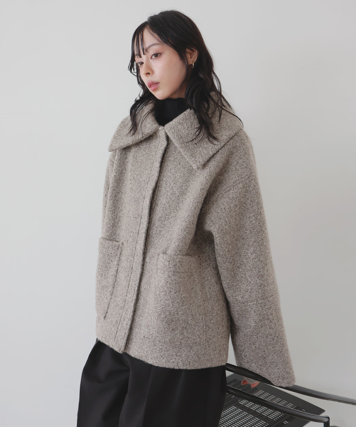 期間限定値下げ！【ほぼ未使用】LIAN テーラーボアコート 楽天市場】【NEW 機能門柱セット】宅配ポスト コルディア100