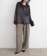 サマーツイードタックパンツ