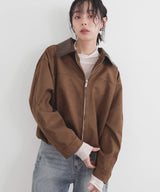 スエードバルーンジャケット