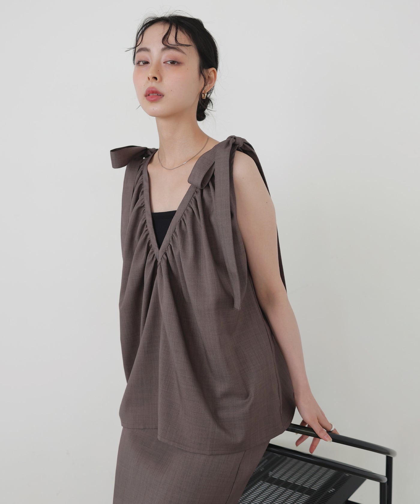 2WAYショルダーリボントップス – LIAN