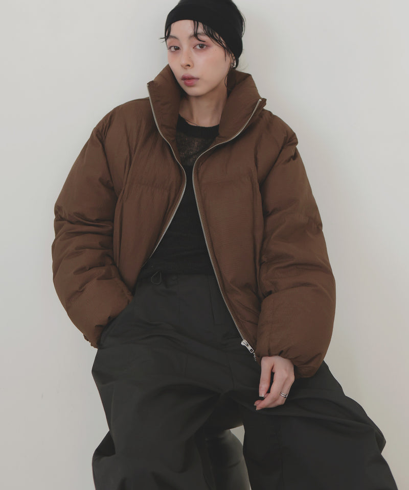 \ 8月22日発売 /【10月下旬予約商品】チェックファイバーショートダウン
