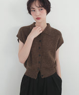フレンチスリーブコクーンポロベスト