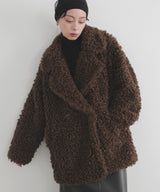 プードルファーテーラードコート