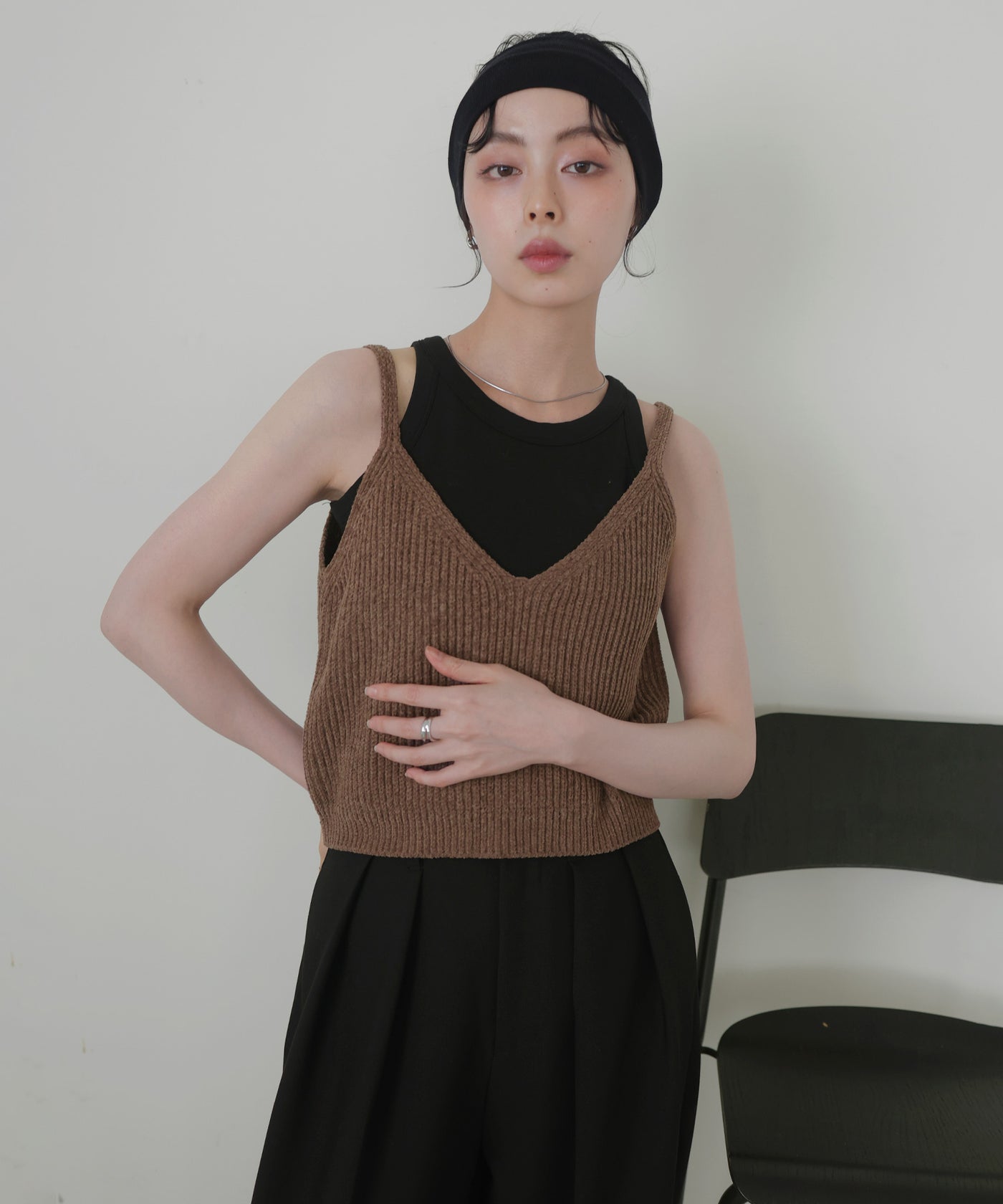 リブニットキャミソール – LIAN