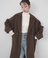 シャギーダブルロングコート