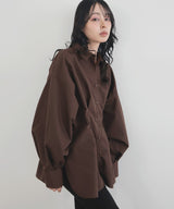 【8月下旬予約商品】ウエストタックカラーシャツ