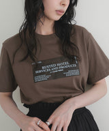 ニュアンスフォトプリントTシャツ