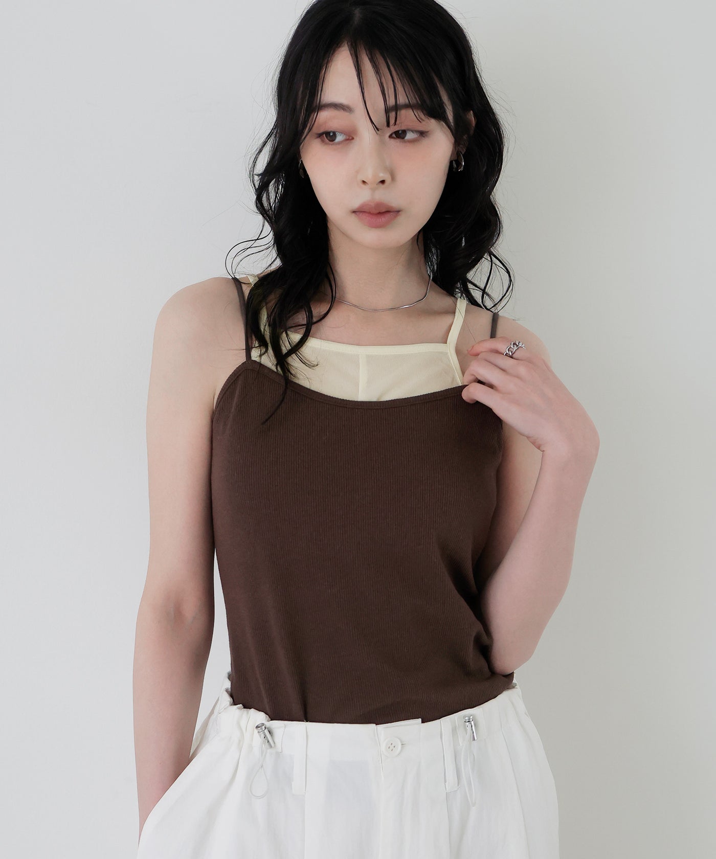 シアーレイヤードキャミ – LIAN