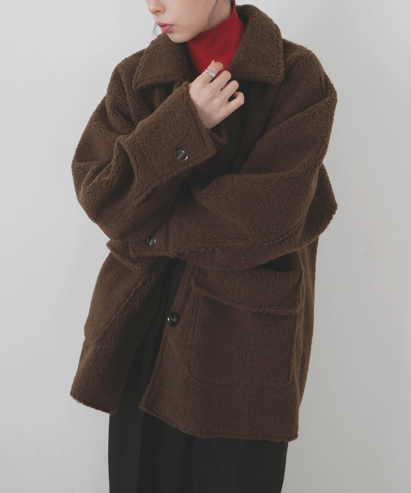 ボアムートンステンカラーコート