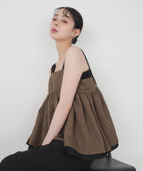 バイカラーツイードキャミ