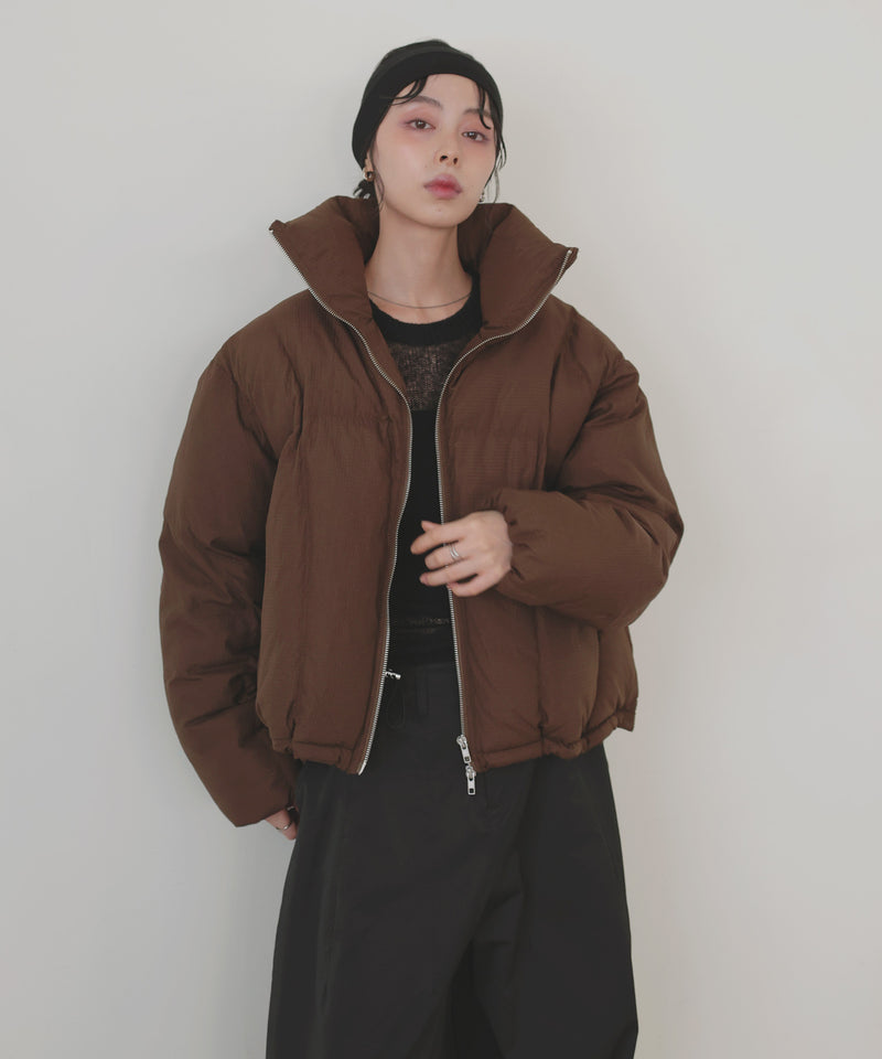 \ 8月22日発売 /【10月下旬予約商品】チェックファイバーショートダウン