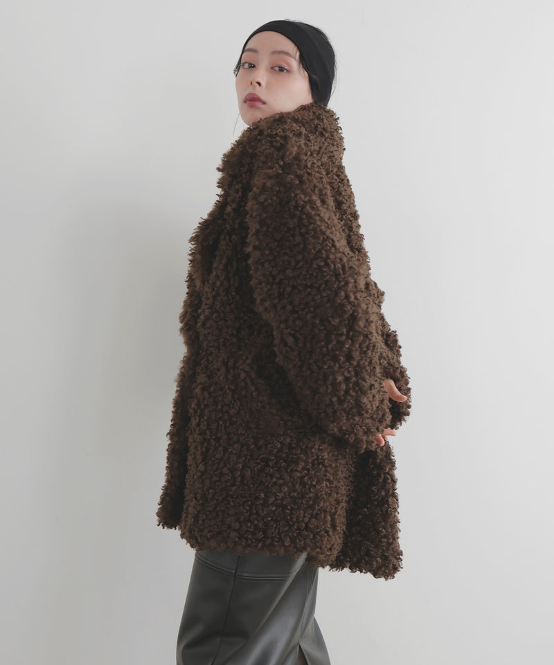 プードルファーテーラードコート