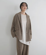 サマーツイードテーラードジャケット