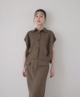 フレンチスリーブボックスシャツ