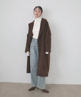 シャギーダブルロングコート