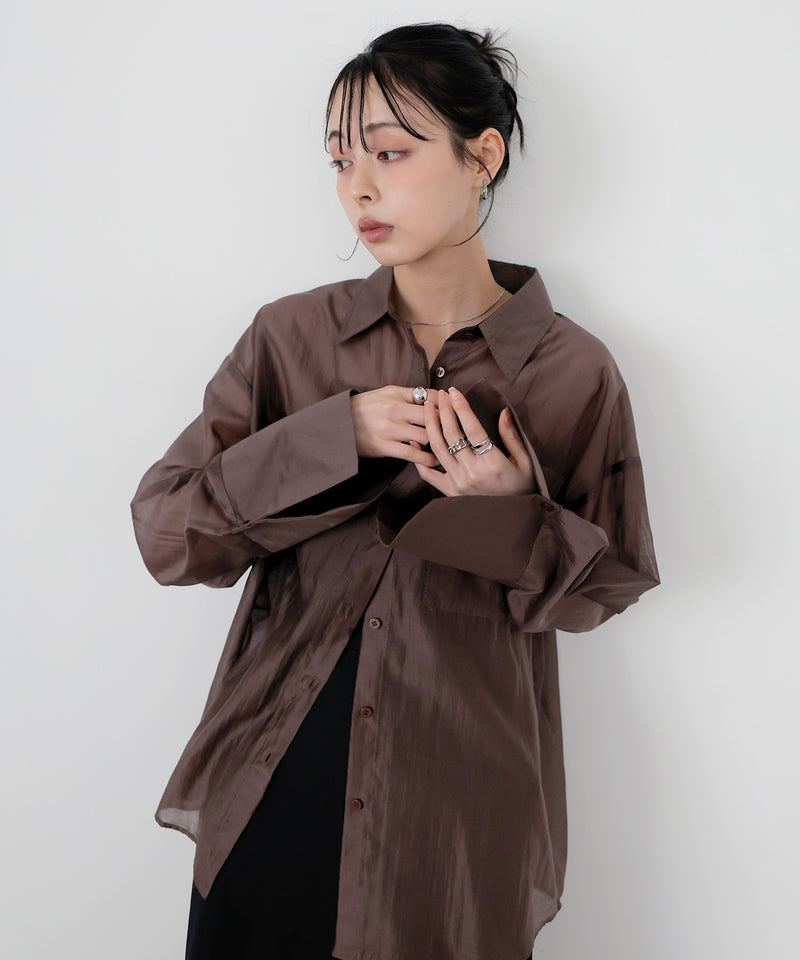 ビックカフスシアーオーバーシャツ – LIAN