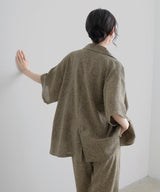 サマーツイードハーフジャケット