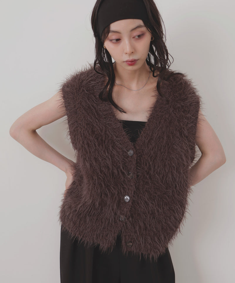 【8月下旬予約商品】フェザーＶネックニット