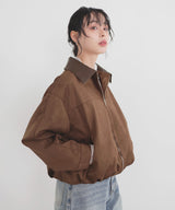 スエードバルーンジャケット