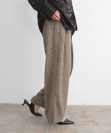 サマーツイードタックパンツ