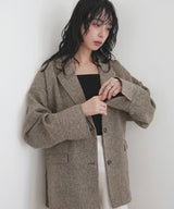 サマーツイードテーラードジャケット