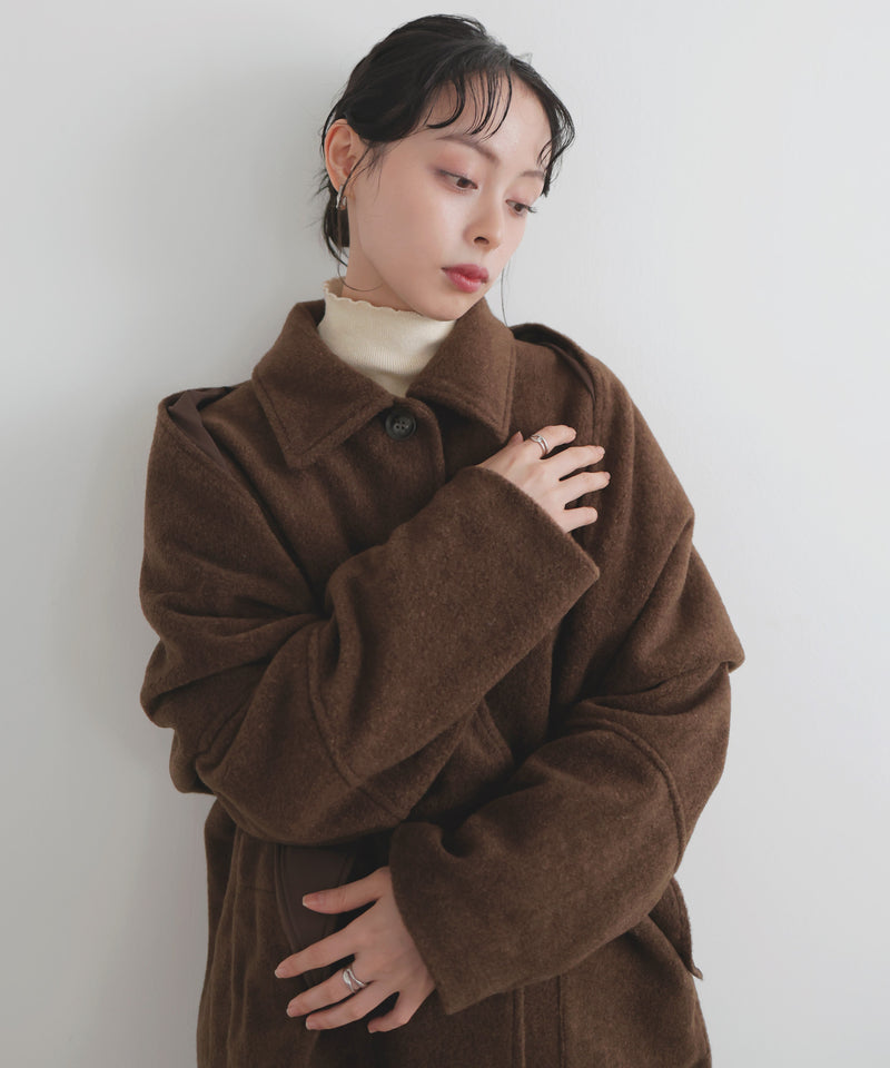 【11月下旬予約商品】ストールセットウールライクコート