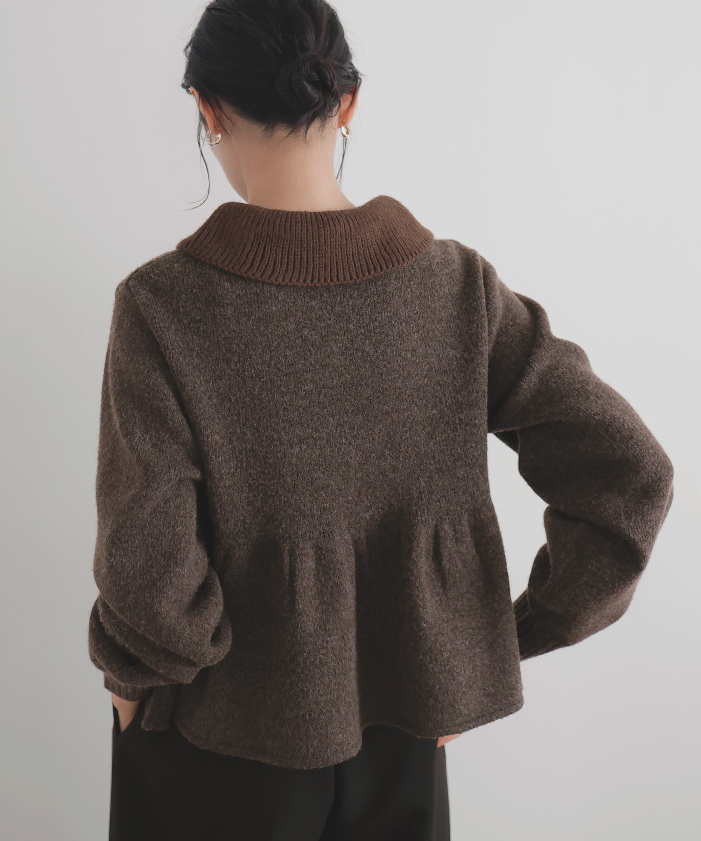 ペプラムポロニットプルオーバー – LIAN ペプラムポロニットプルオーバー – LIAN