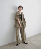 サマーツイードハーフジャケット