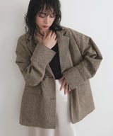 サマーツイードテーラードジャケット