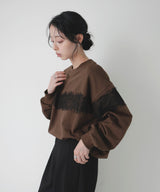 レースドッキングスウェット