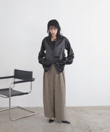 サマーツイードタックパンツ