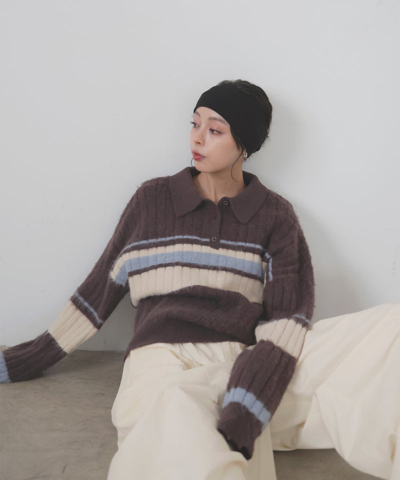 マルチボーダーポロニット