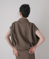 フレンチスリーブボックスシャツ