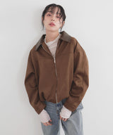 スエードバルーンジャケット