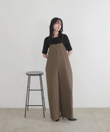 ストラップキャミオールインワン