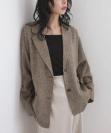 サマーツイードテーラードジャケット